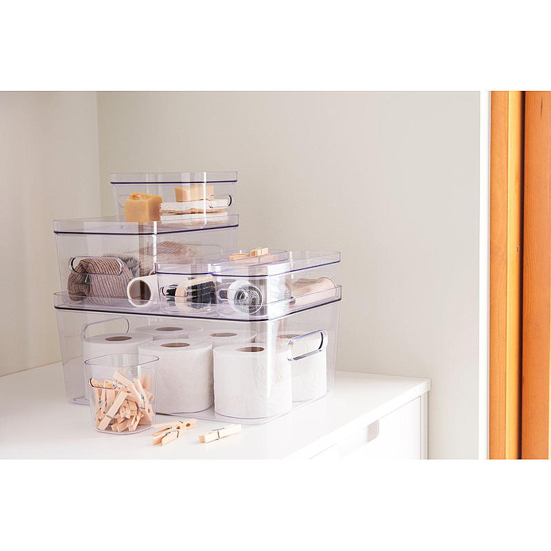 Smartstore Oppbevaringsboks SmartStore™ 15,4 liter Compact Clear L: L41 x B28,7 x H15,5 cm