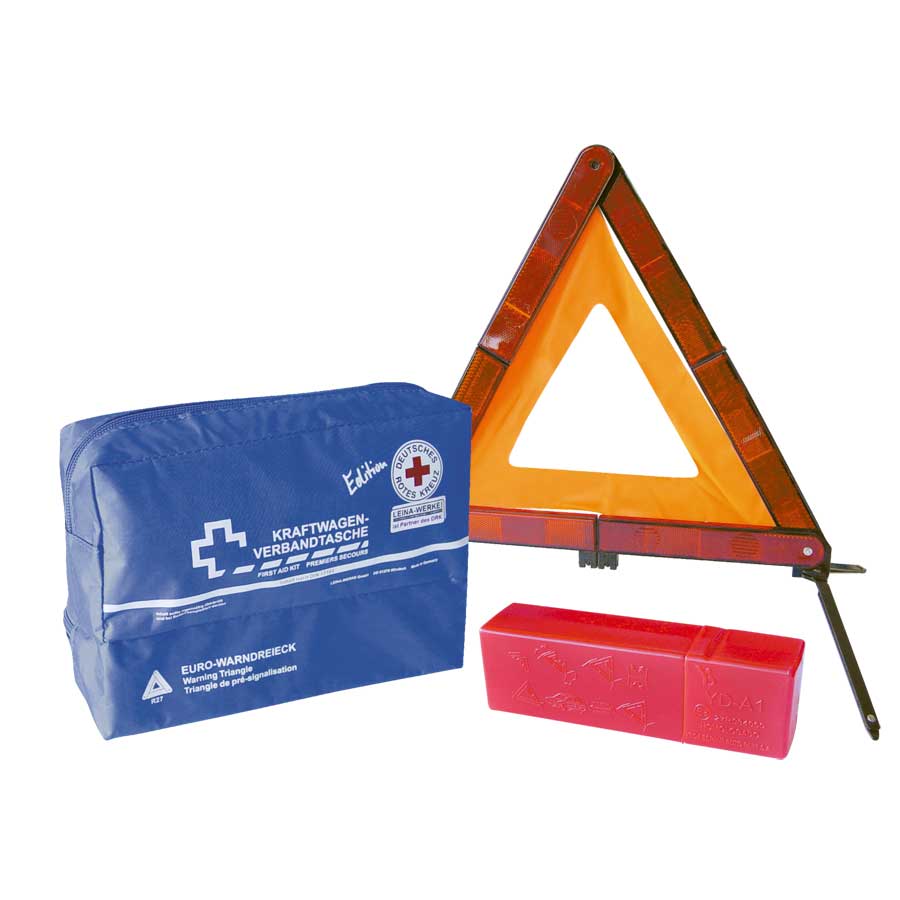 LEINA KFZ-Verbandtasche Combi Compact Line in Blau, 2-teilig - ATU