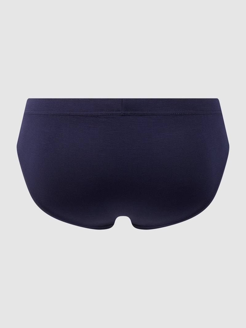 Slip mit Label-Detail in dunkelblau