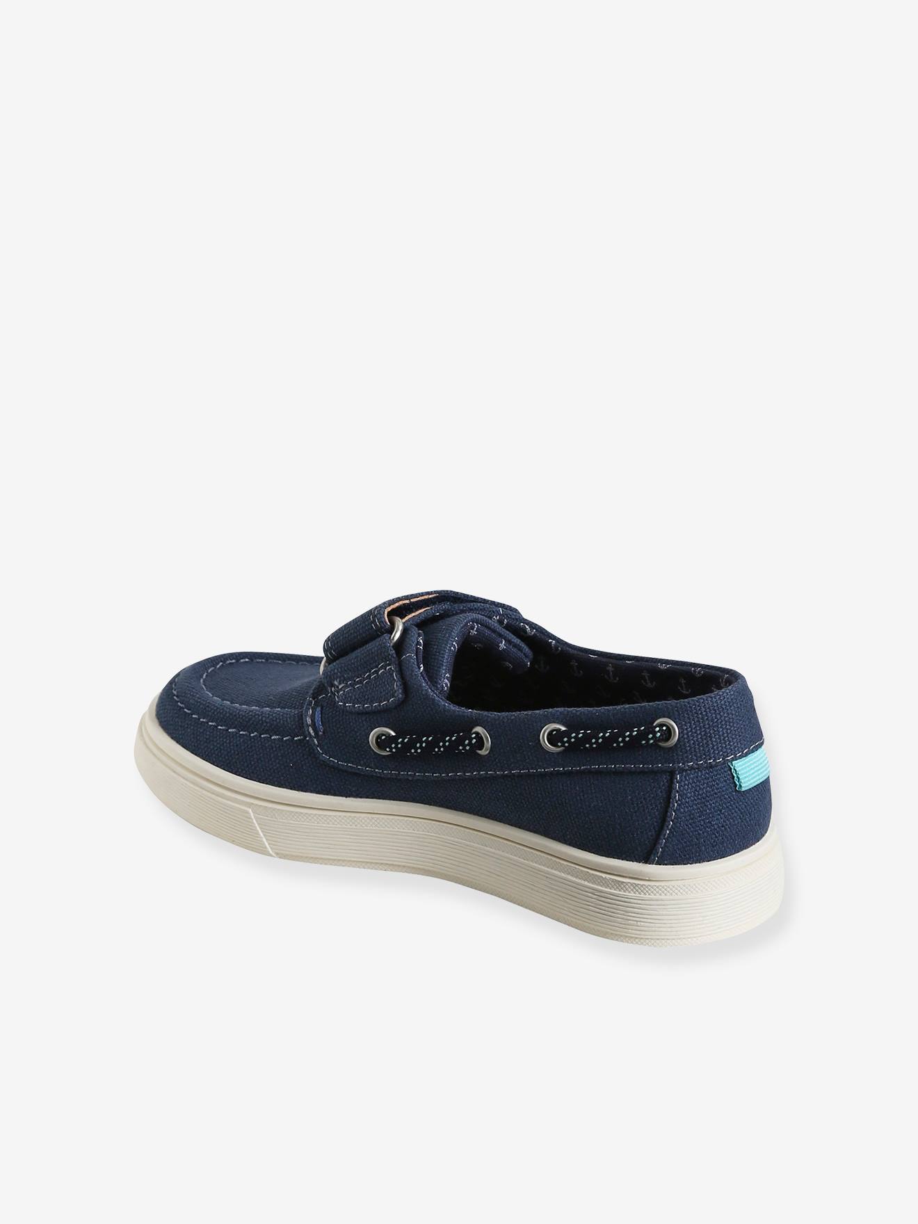 Chaussures bateau enfant bleu