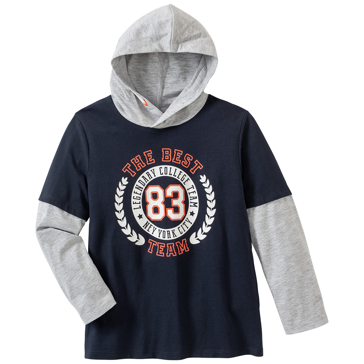 Jungen Langarmshirt im Layer-Look