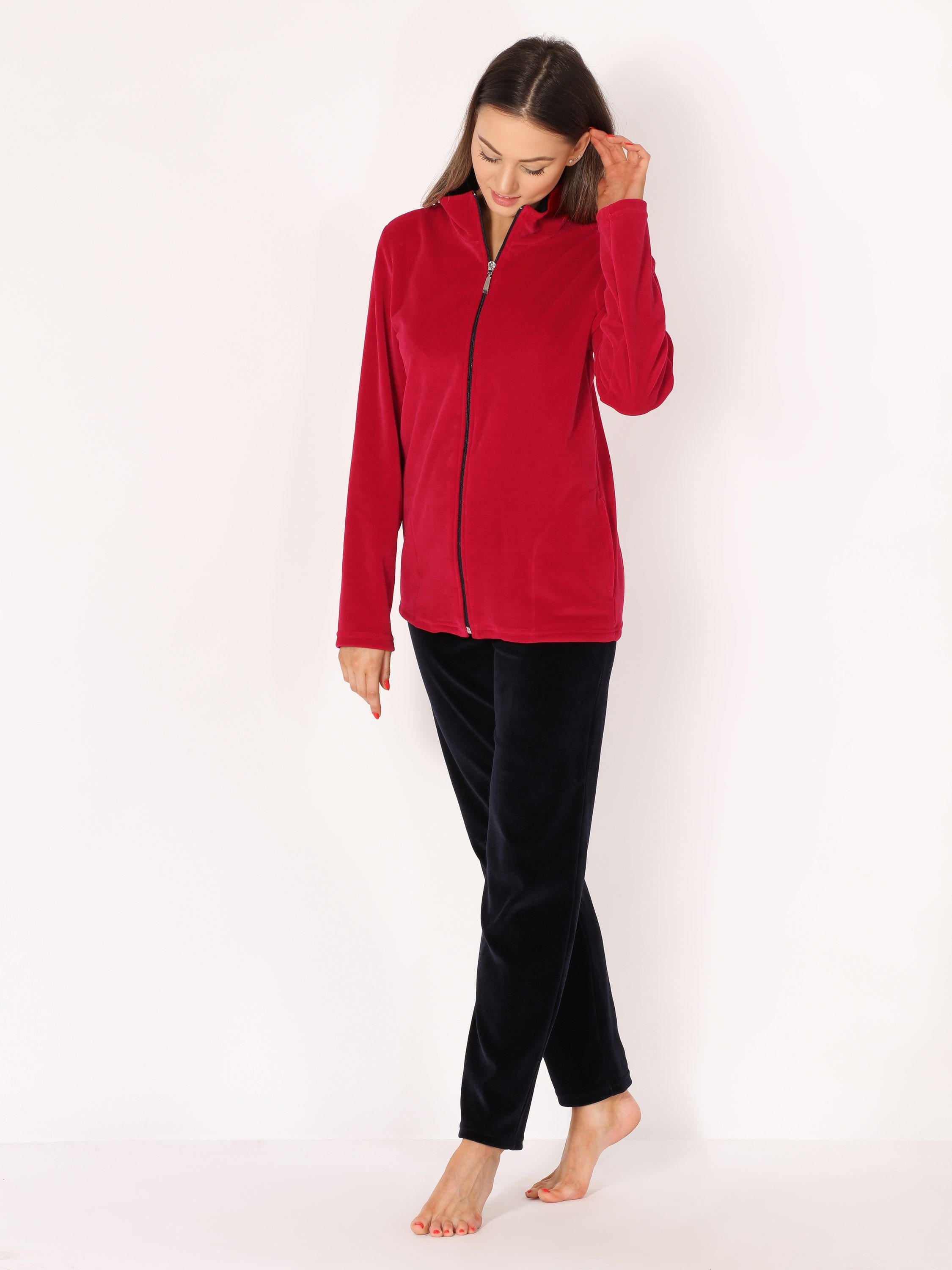 Merry Style Trainingsanzug Damen Velours Freizeitanzug Hausanzug