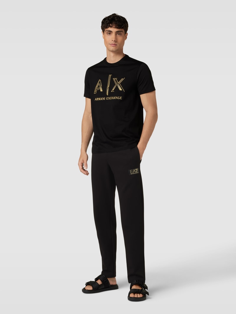 Sweatpants mit Tunnelzug in schwarz