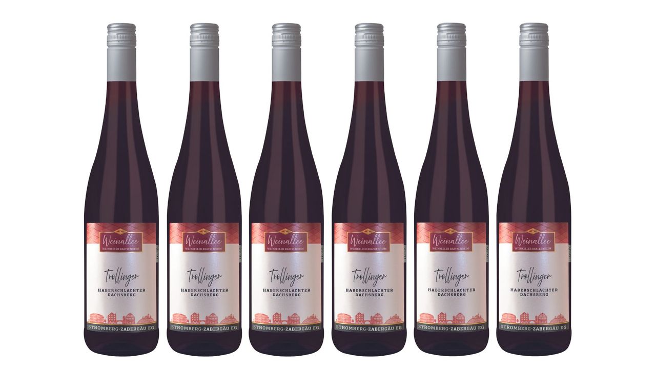 Württembergische WZG Haberschlachter Dachsberg Trollinger Qualitätswein 0,75L 6er Karton