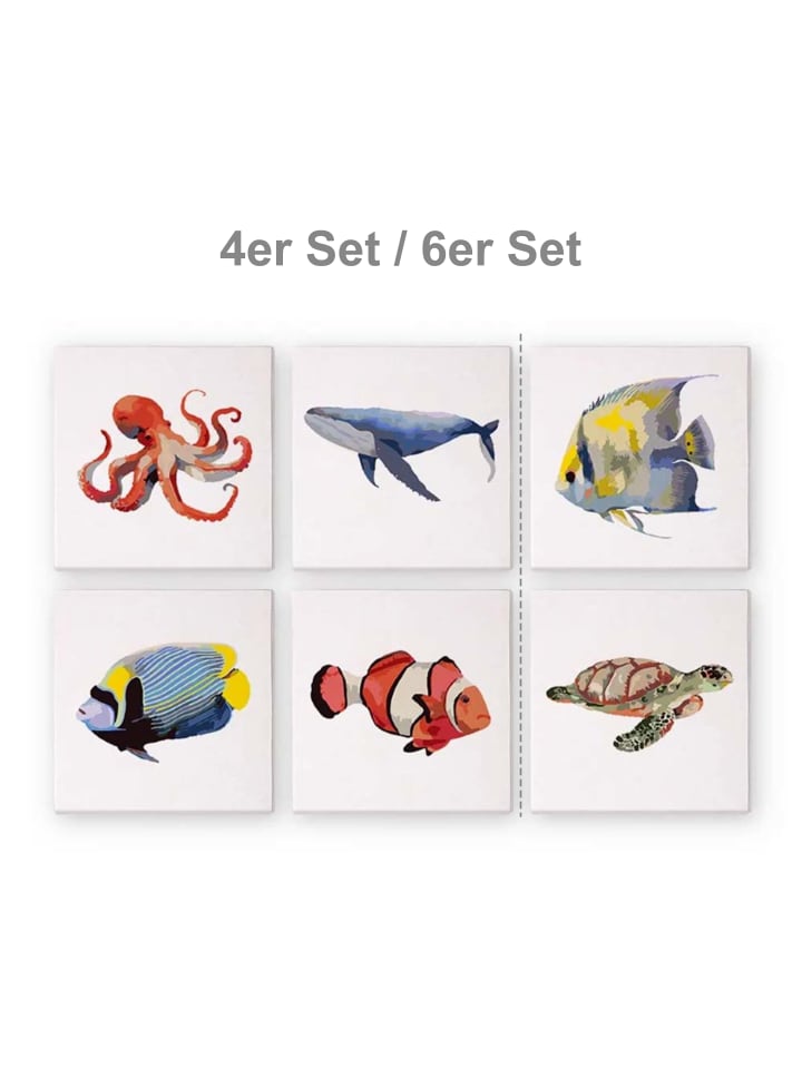 ARTNANAS Mini Malen nach Zahlen 4er/6er Set-