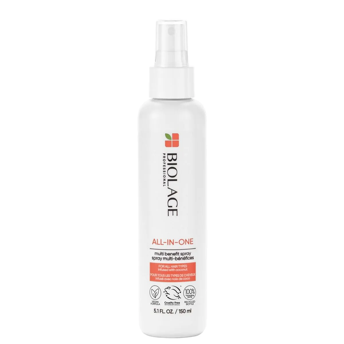 Biolage All-In-One Σπρέι Μαλλιών Καρύδας για Πολλαπλές Εργασίες