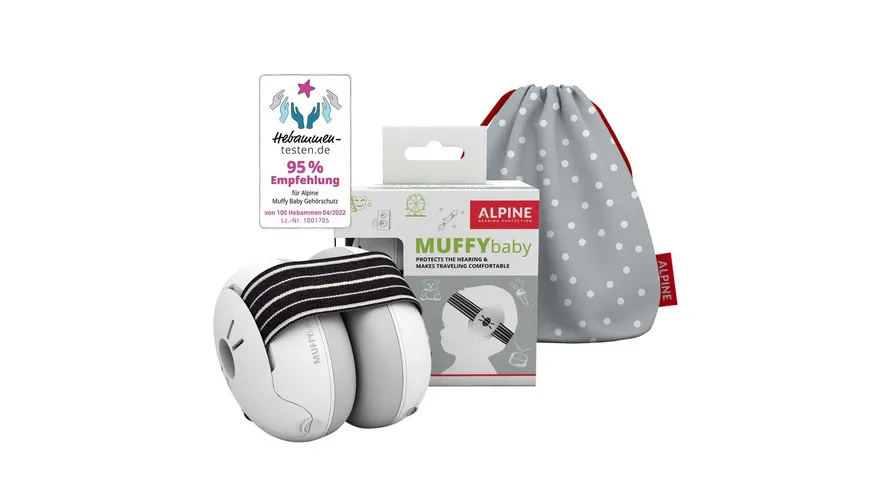 ALPINE Gehörschutz MUFFY BABY schwarz