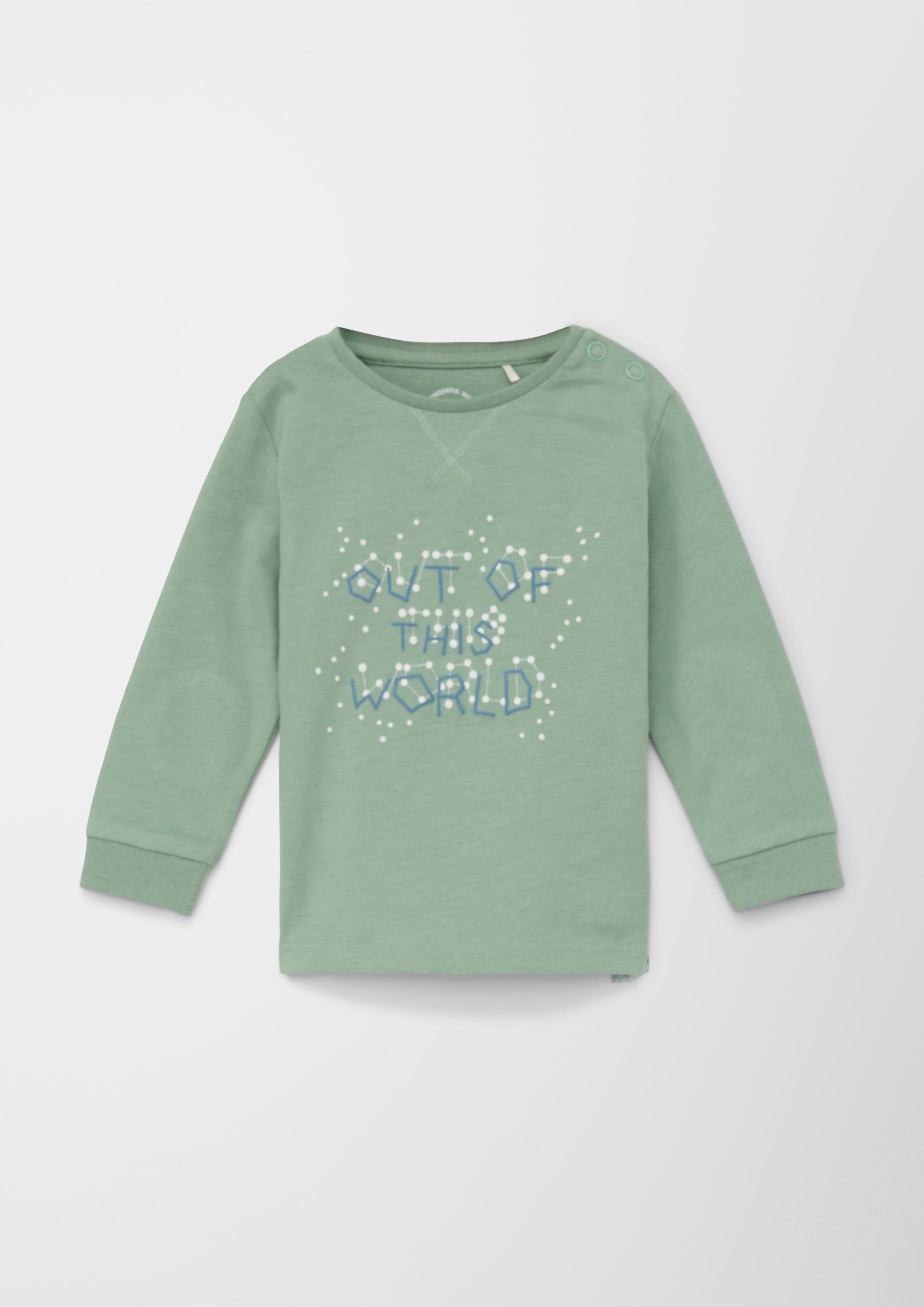 Longsleeve mit Statement-Print  2122427-7223
