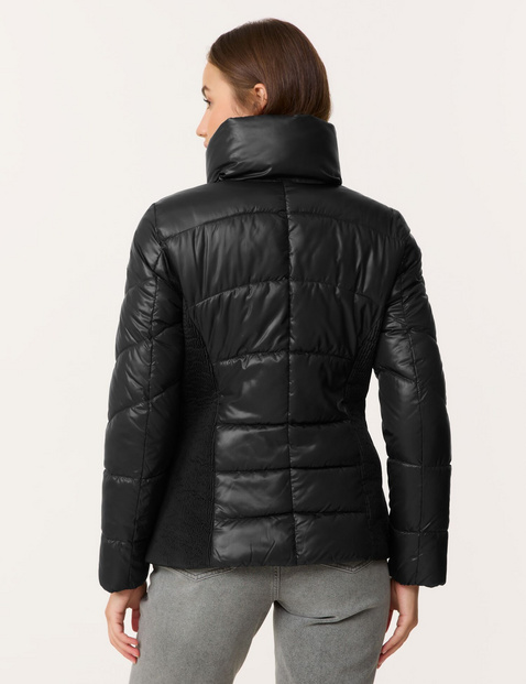 Steppjacke mit Glanz-Finish