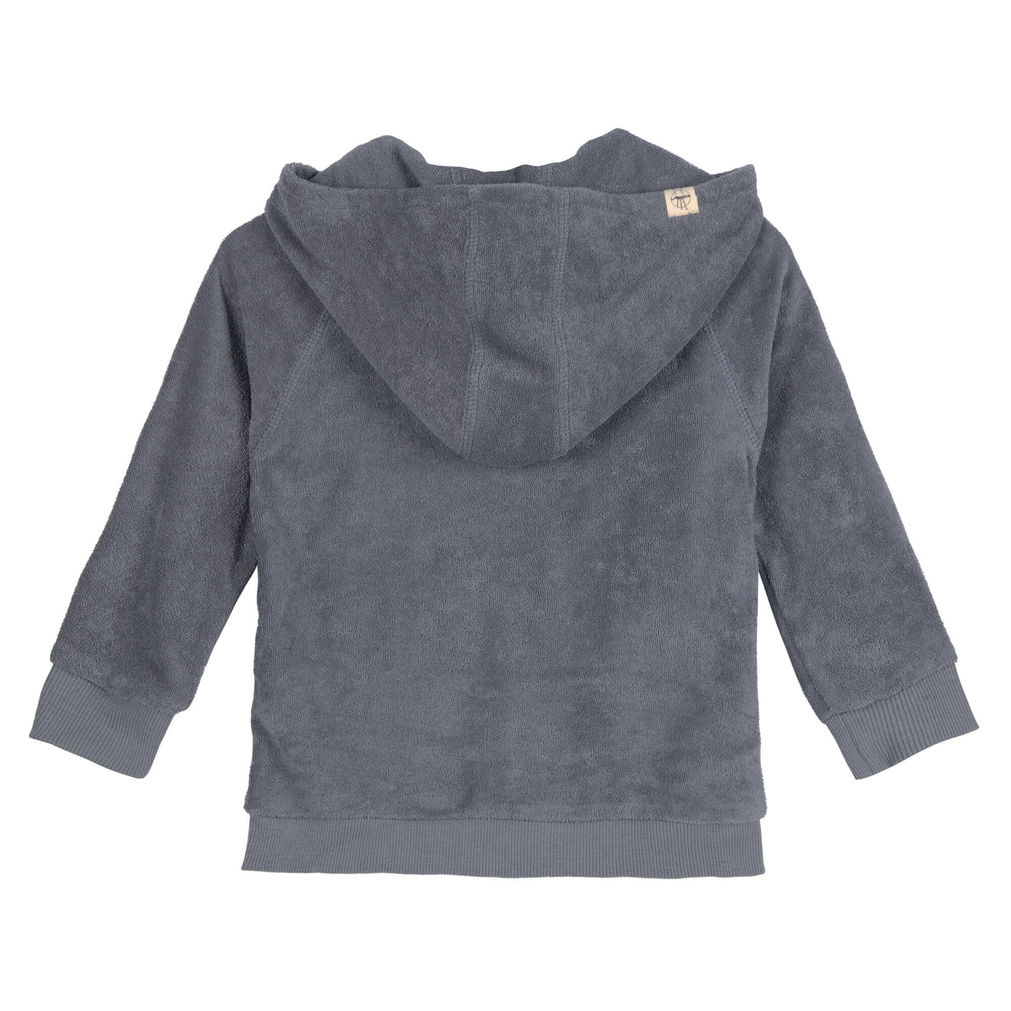 Frottee Jacke Kinder, Anthrazit