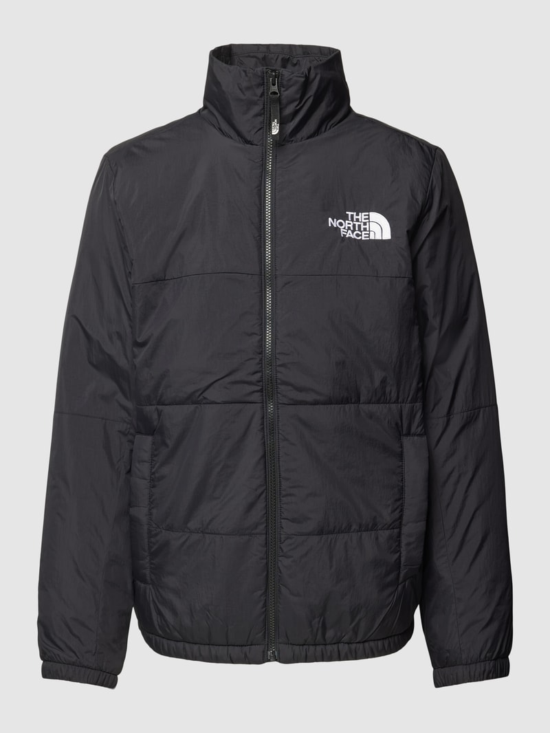 Steppjacke mit Label-Stitching Modell 'GOSEI' in schwarz