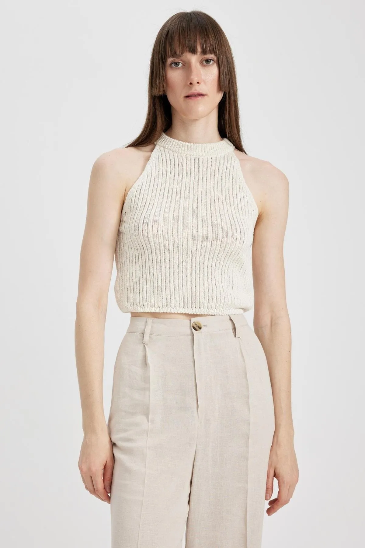 DeFacto  Häkel-Crop-Strickmode Athlete A6797ax23sm