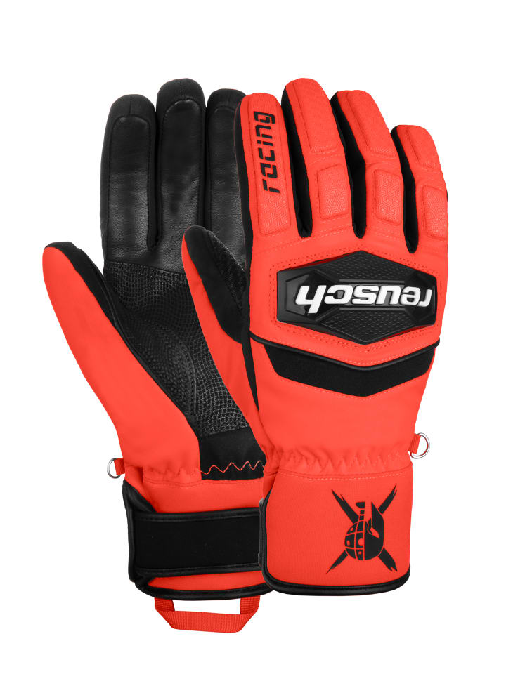 Reusch Fingerhandschuhe Worldcup Warrior R-TEX® XT in 7809 black / fluo red günstig kaufen