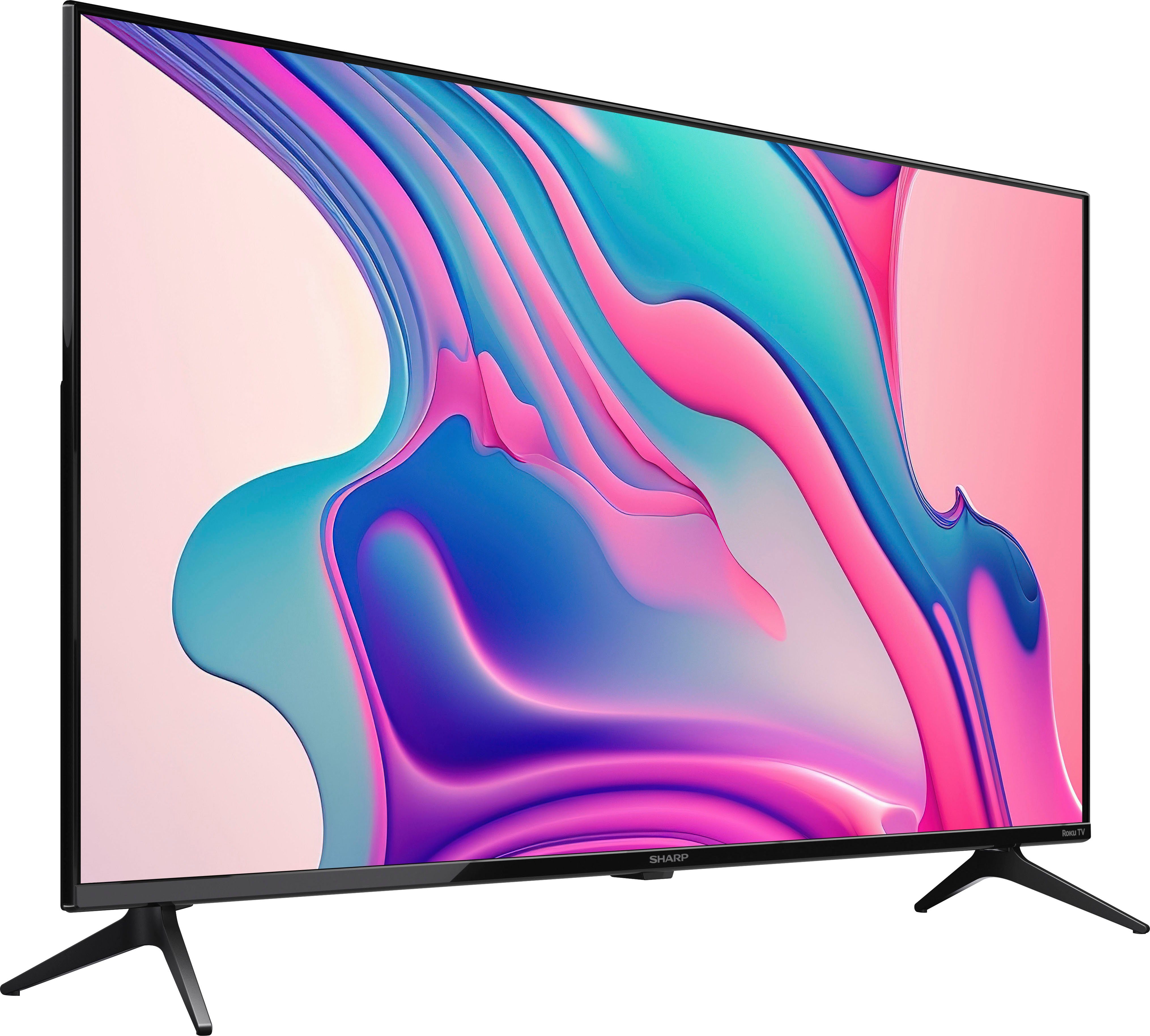 Sharp 2T-C40FDx LED-Fernseher (100 cm/40 Zoll, Full HD, Smart-TV, Roku TV nur in Deutschland verfügbar, Rahmenlos, HDR10, Dolby Digital)