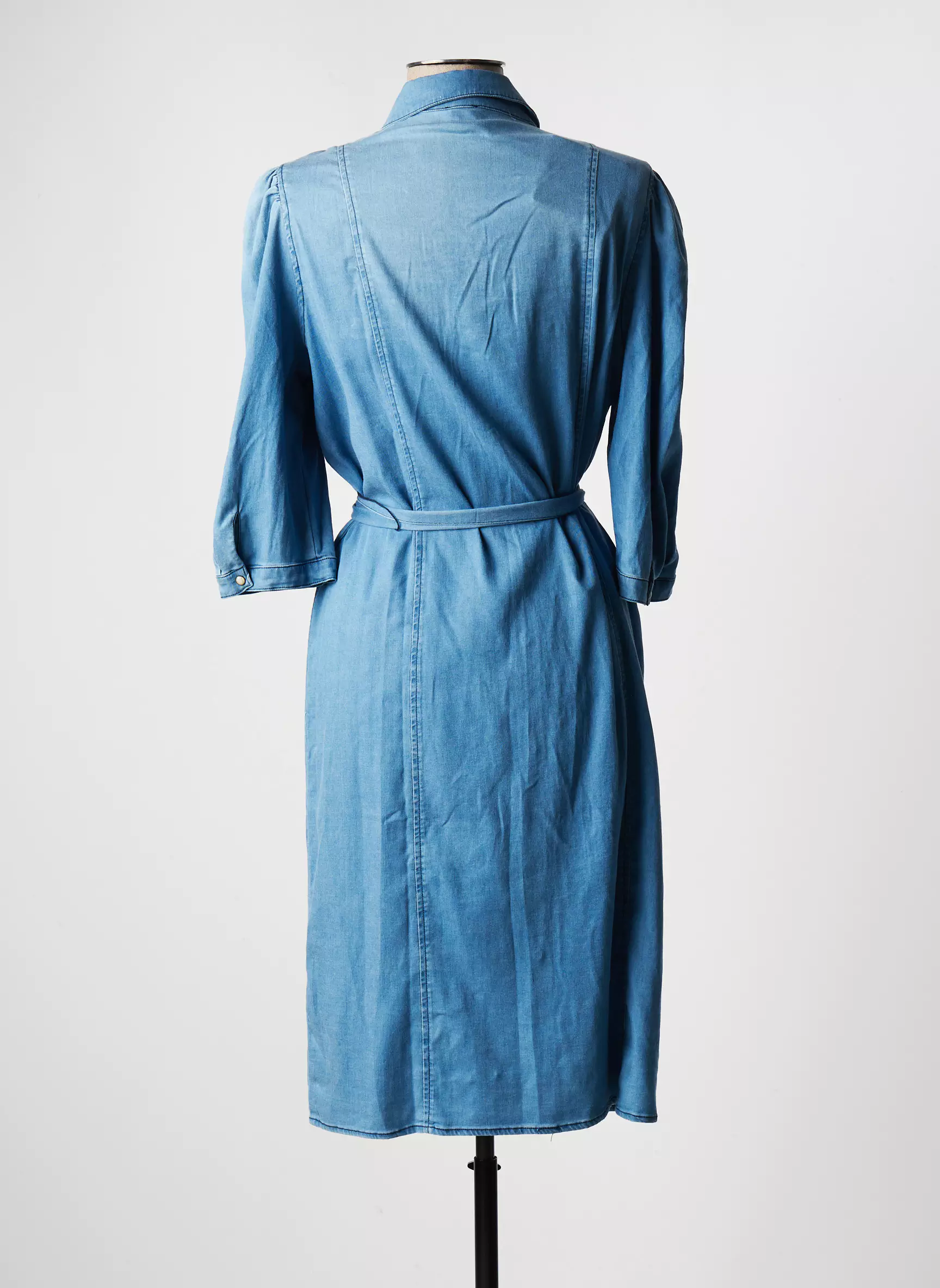K Design Robes Mi Longues Femme couleur bleu