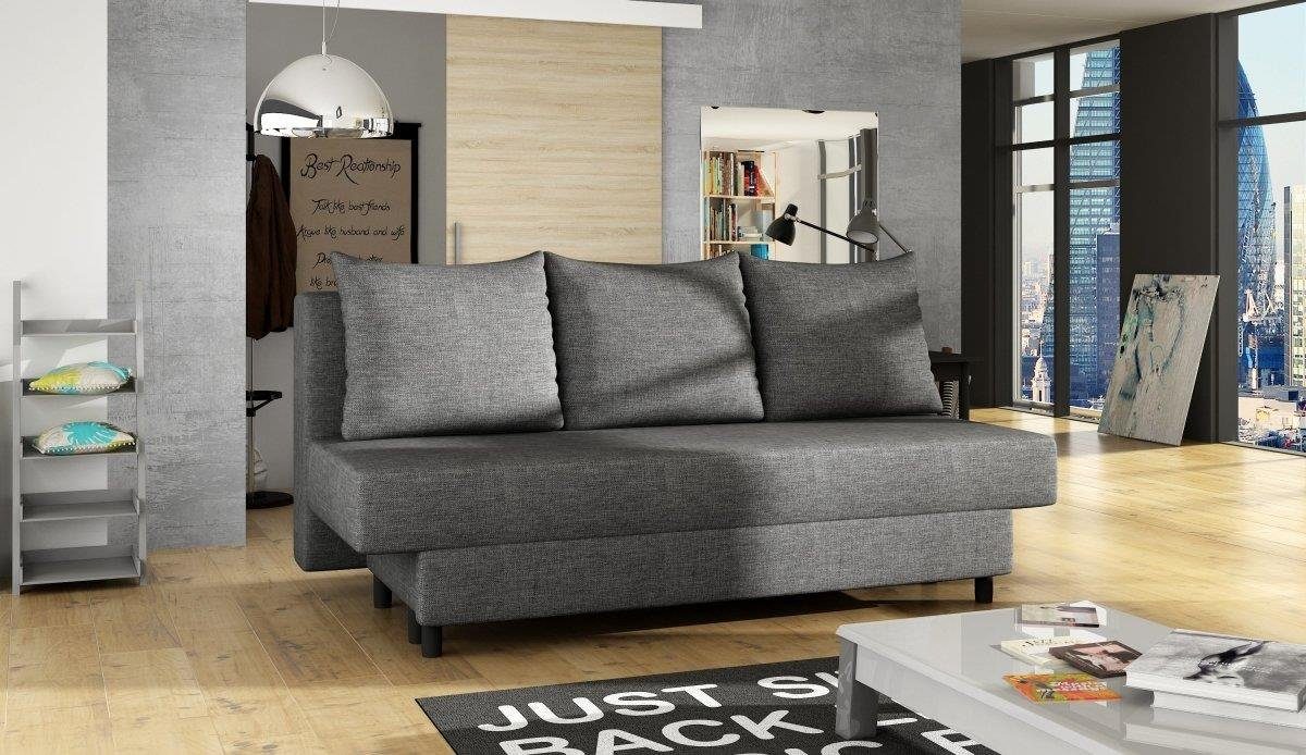 Luxusbetten24 Ecksofa Anisa, mit Schlaffunktion