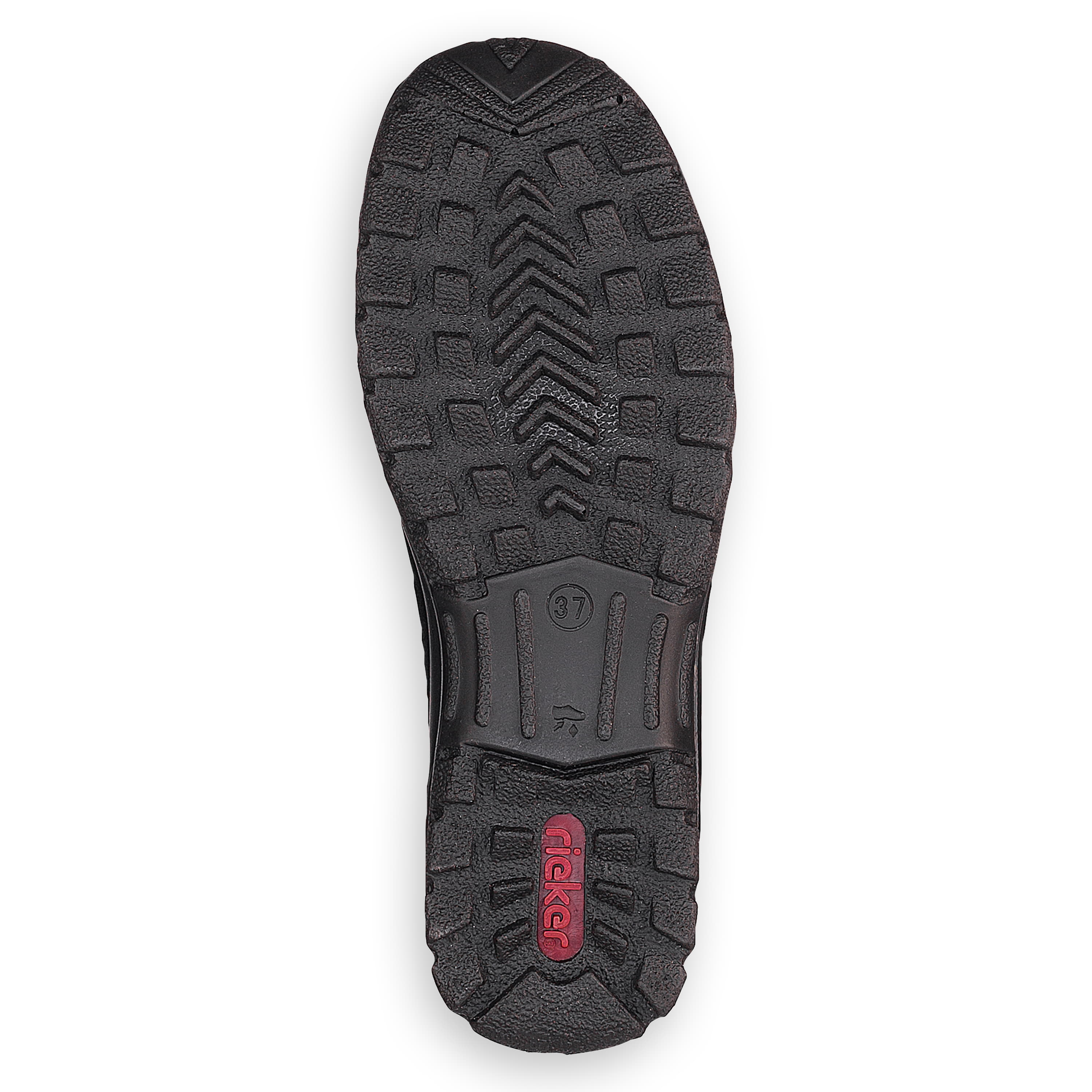 Rieker Damen Slipper tiefschwarz