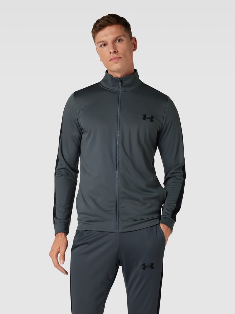 Tracksuit mit Logo-Detail Modell 'Knit' in graphit