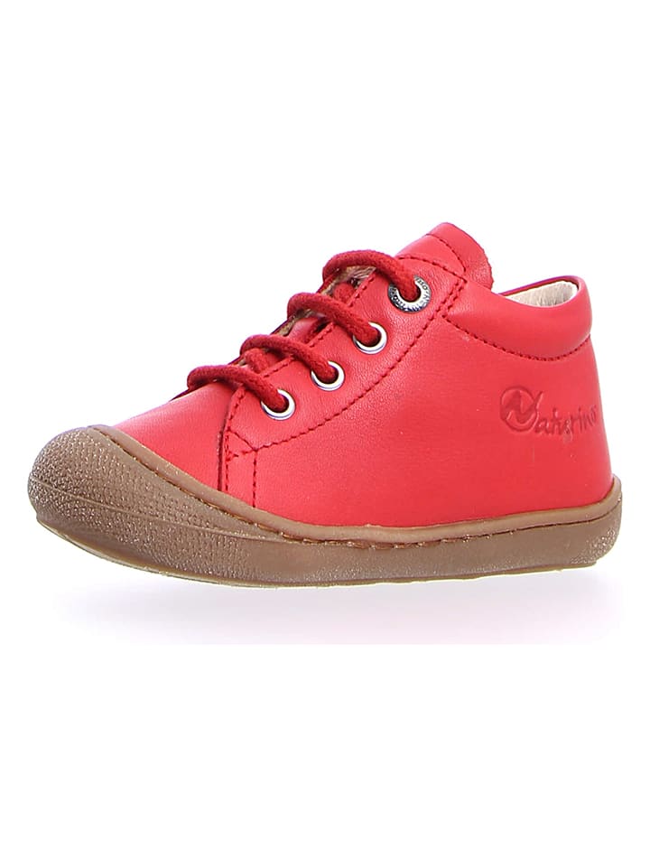 Naturino Leder-Sneakers in Rot günstig kaufen