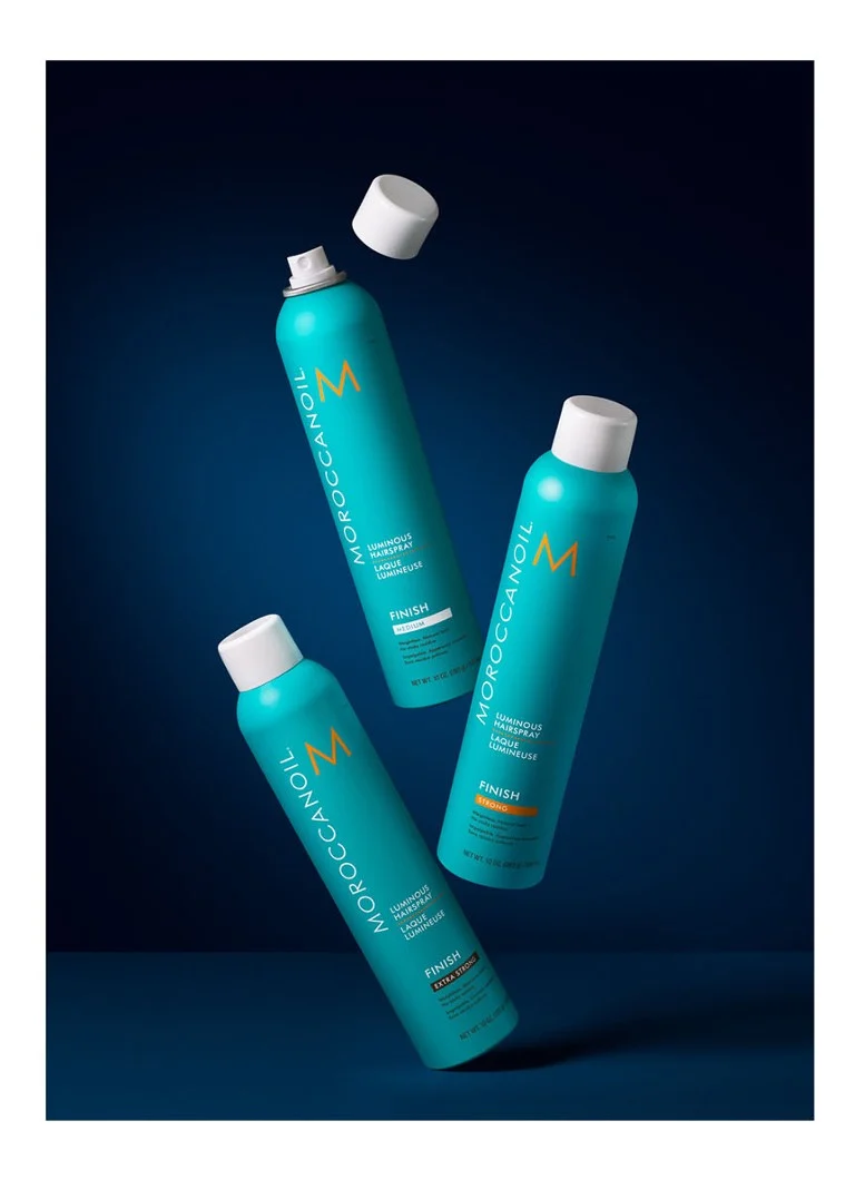 Moroccanoil Luminous ypač stiprus plaukų lakas