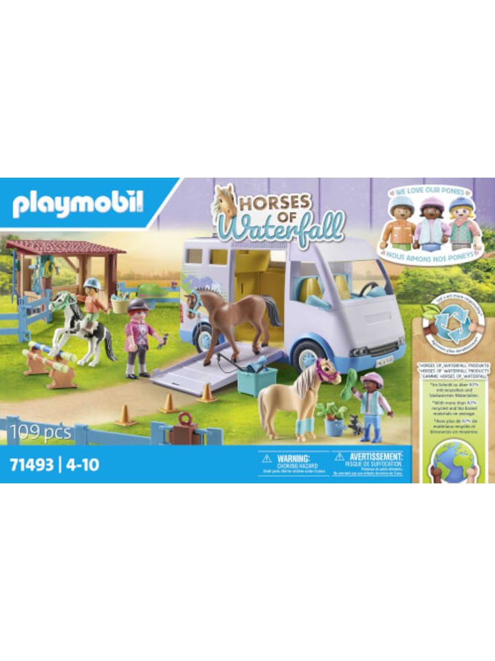 Playmobil Spielfigur Set Pferde von Waterfall - Mobile Reitschule, ab 3 Jahre günstig kaufen onesize