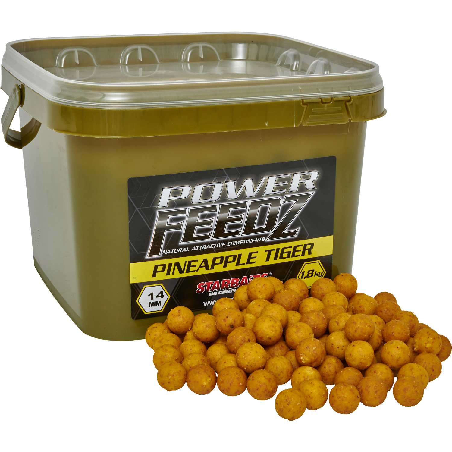 Starbaits Boilies Power Feedz (Pineapple Tiger)