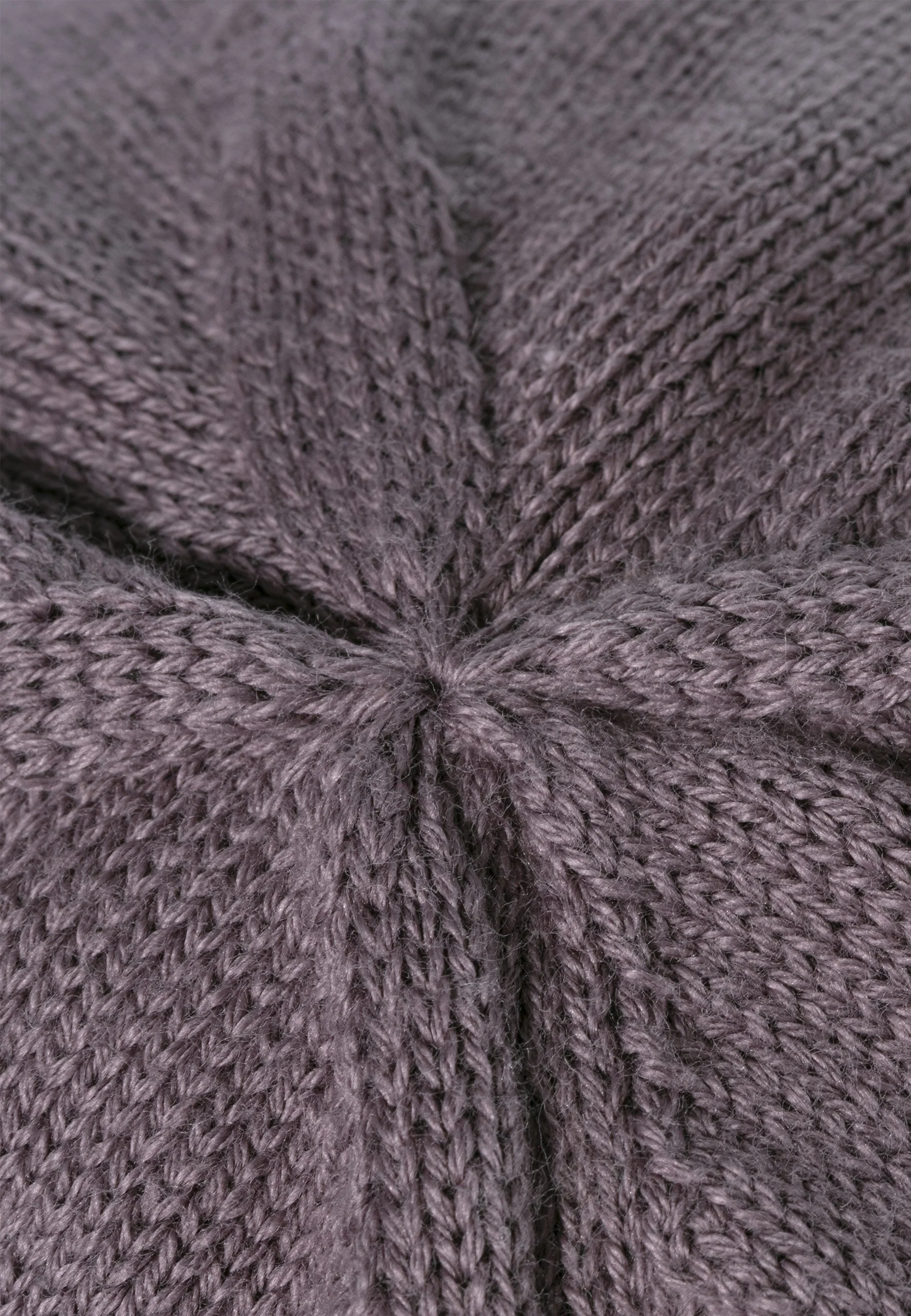 Strickmütze GOTS mit aufgestrickten Punkten