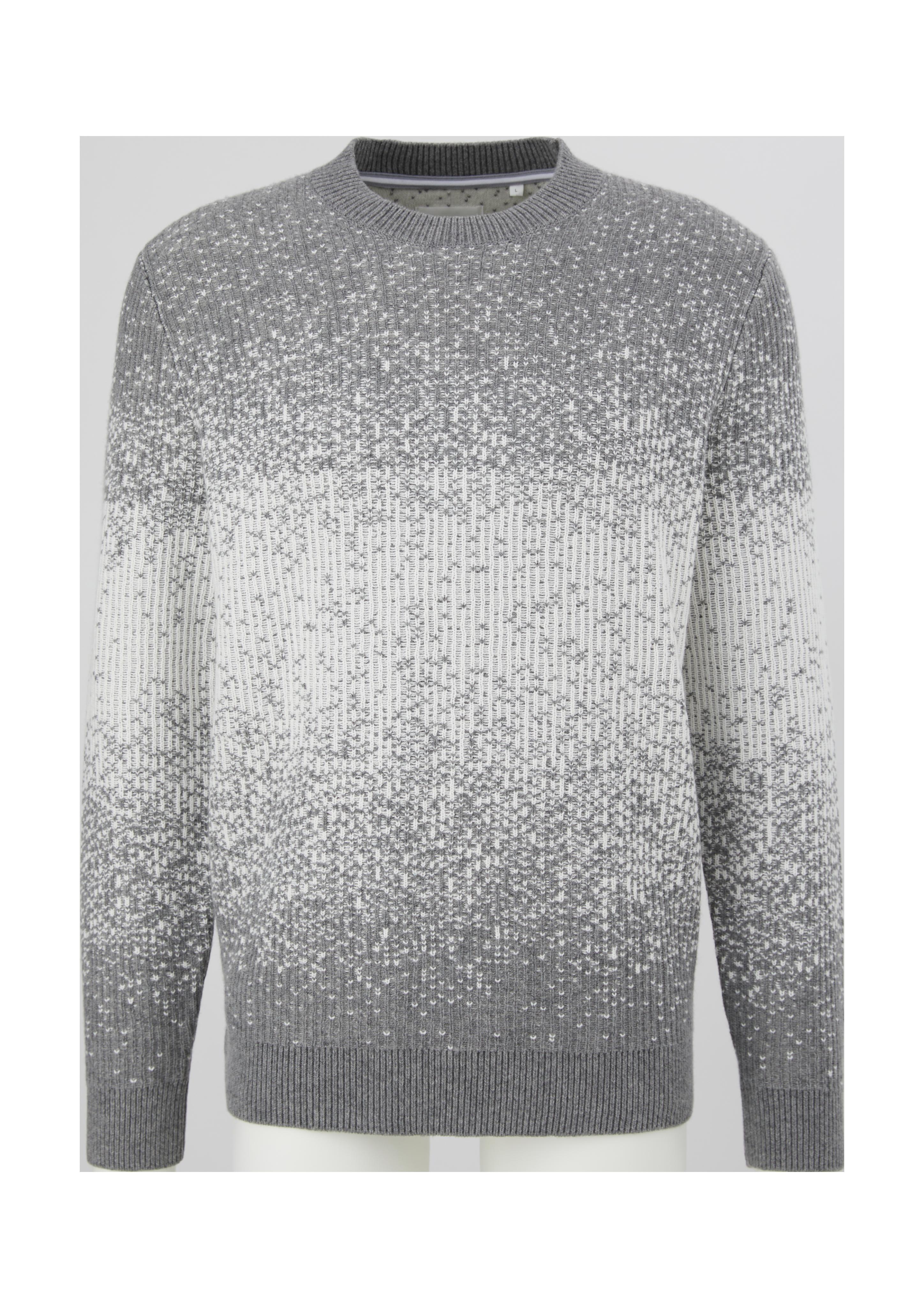 Bicolor-Pullover mit Rippstruktur  2124535-97X1