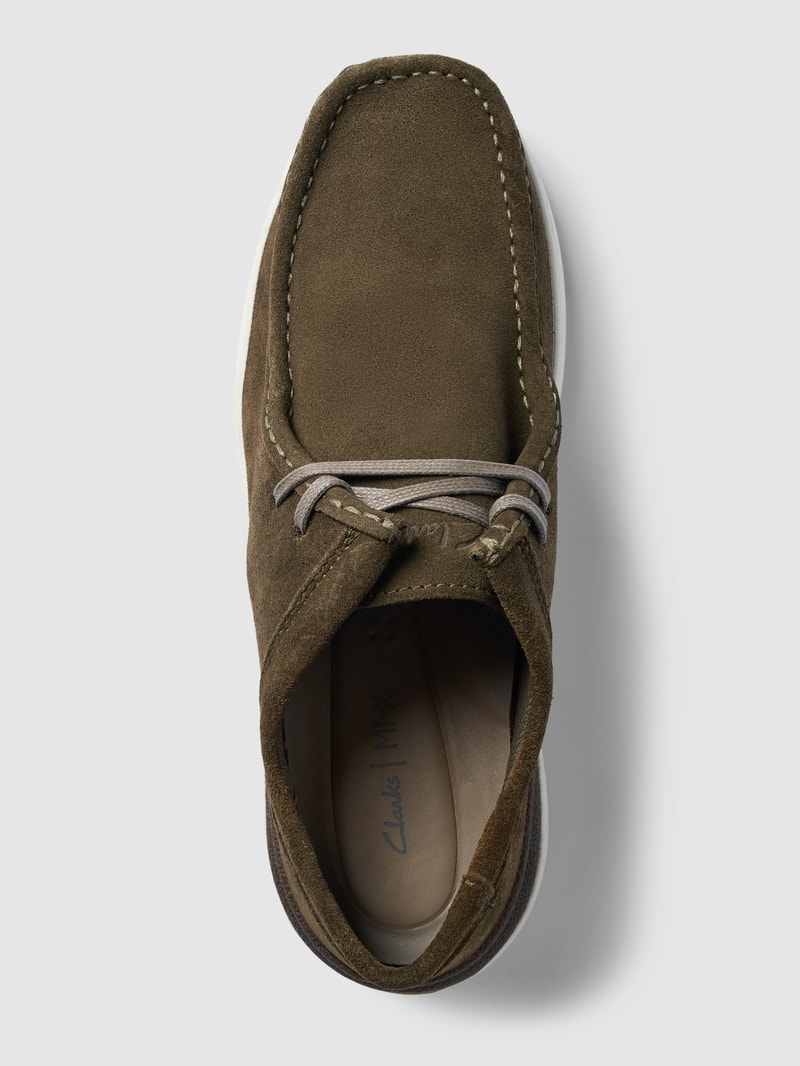 Schuhe mit Schnürverschluss in khaki