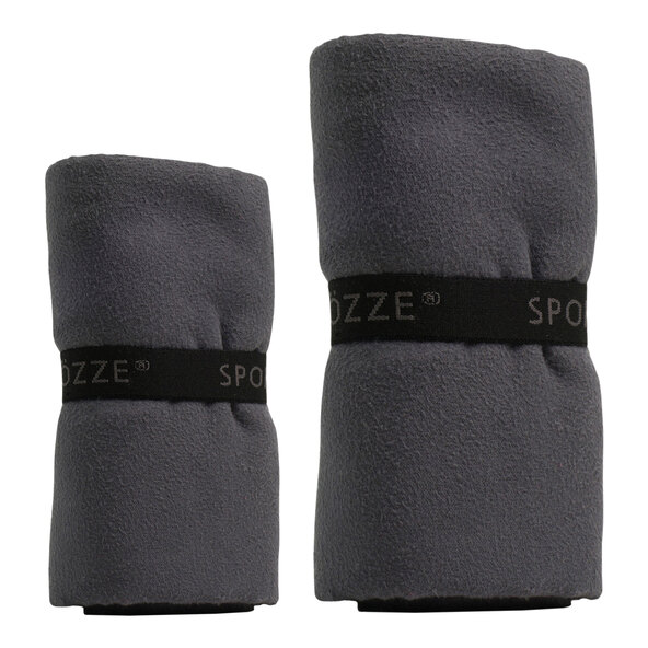 Sporthandtuch, 2er Set, 50 x 100 cm, anthrazit