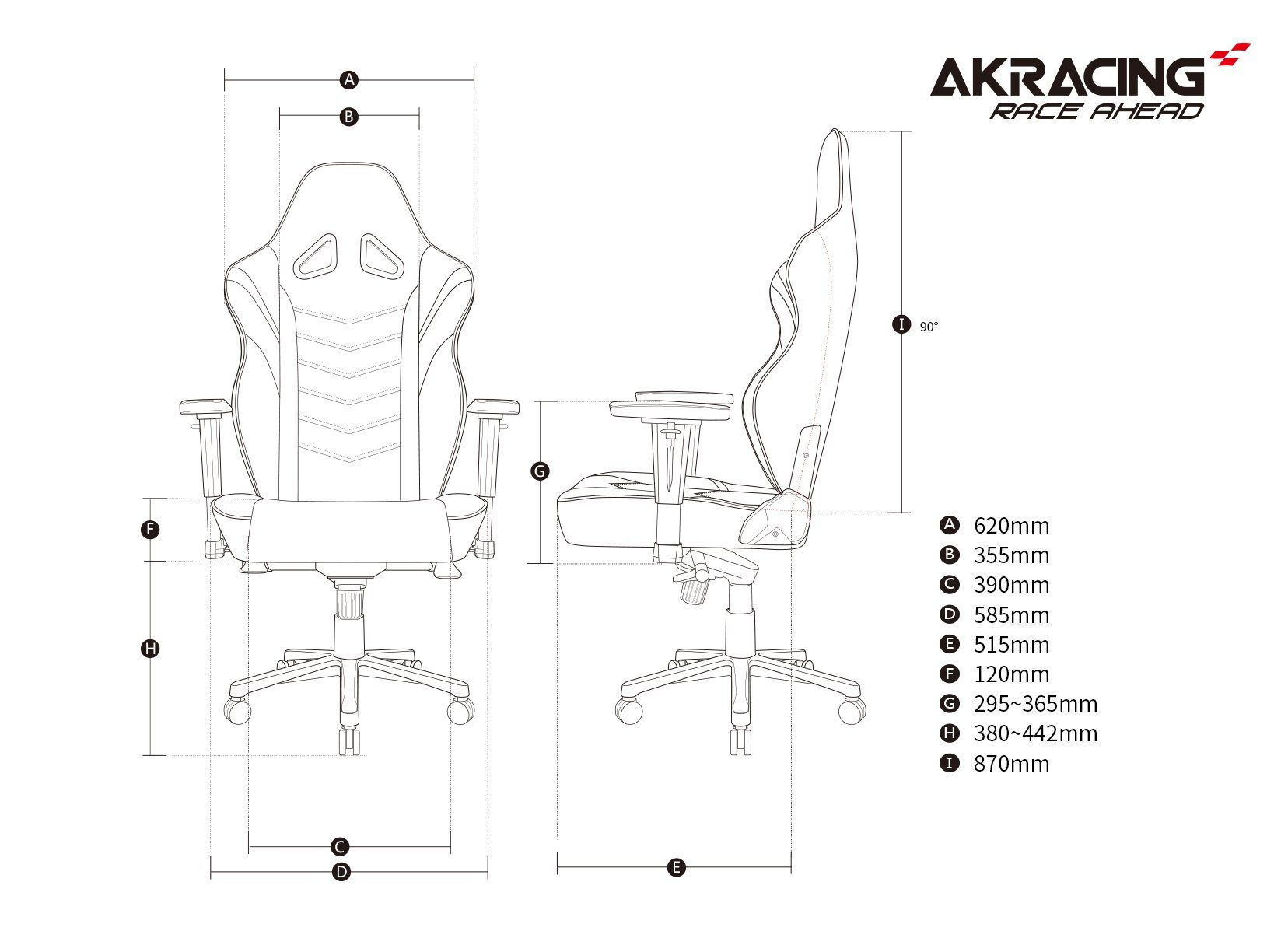 AKRacing Gaming-Stuhl 