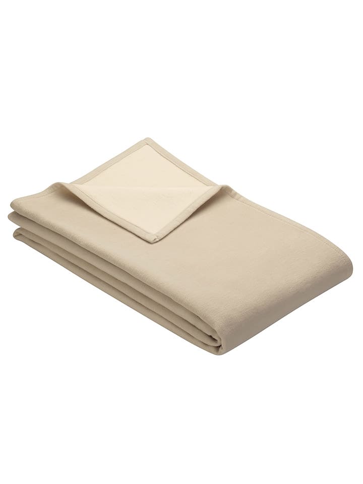 Ibena Wohndecke ''Stockholm'' in Creme/ Weiß günstig kaufen 140x200 cm