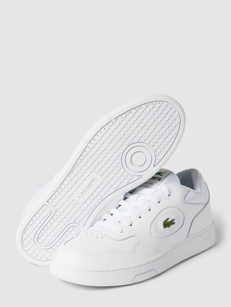Sneaker aus echtem Leder Modell 'LINESET' in weiß