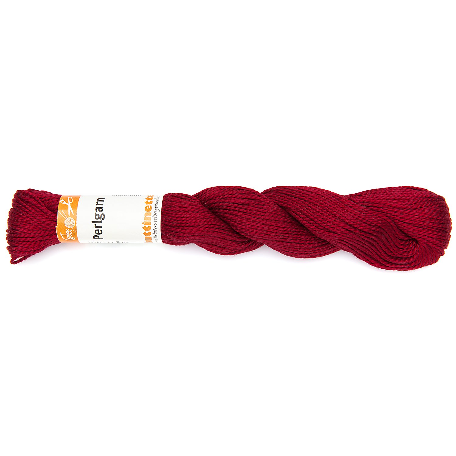 buttinette Perlgarn, weinrot, 25g-Strang