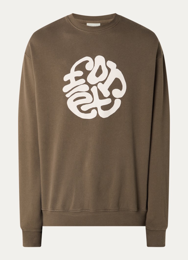 Maglione Forest Loop in cotone biologico stampato