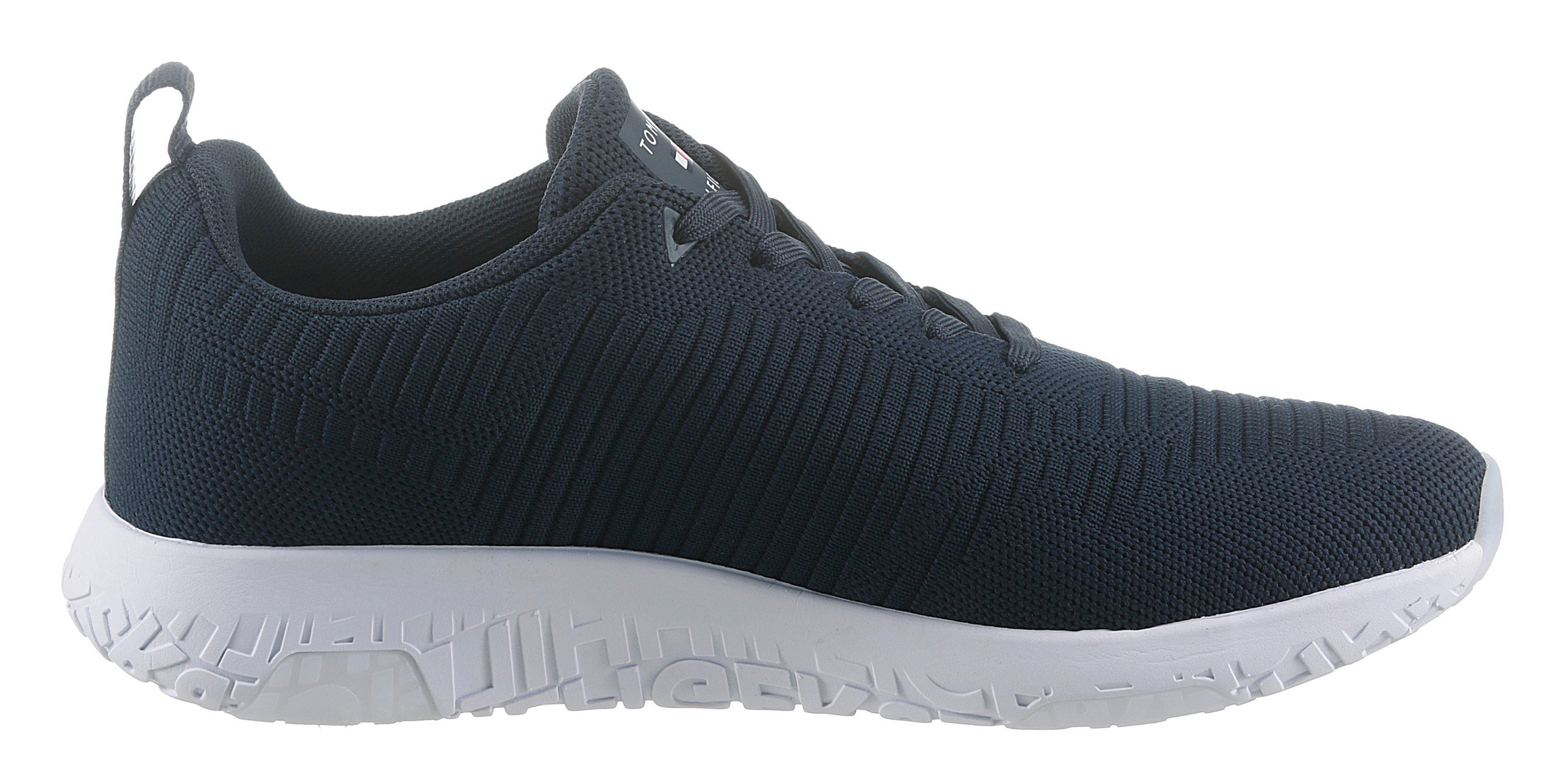Tommy Hilfiger CORPORATE KNIT RIB RUNNER Sneaker mit seitlicher Logoflagge