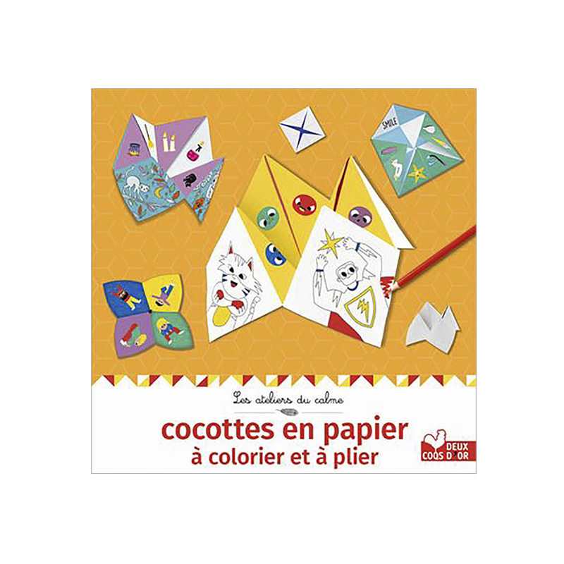 Livre Cocottes en papier - Deux Coqs d’Or