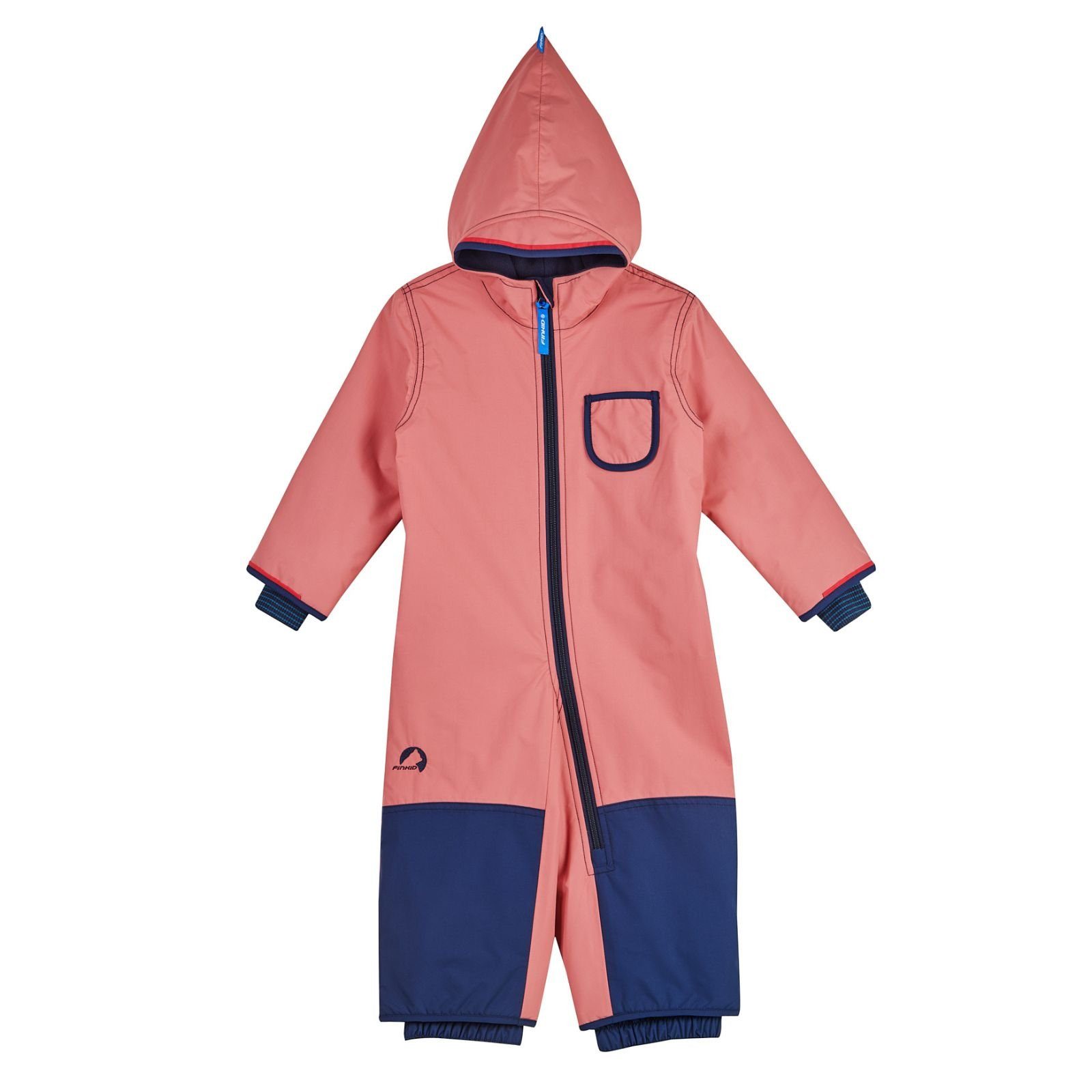 Finkid Schneeoverall Finkid Pikku Winter Eko Rose Navy Schneeanzug Schneeoverall Winteranzug Wetterfest Atmungsaktiv