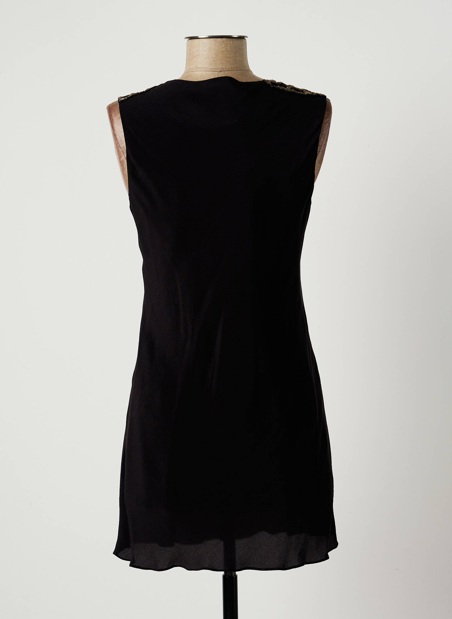 Lauren Vidal Tuniquesansmanche Femme couleur noir