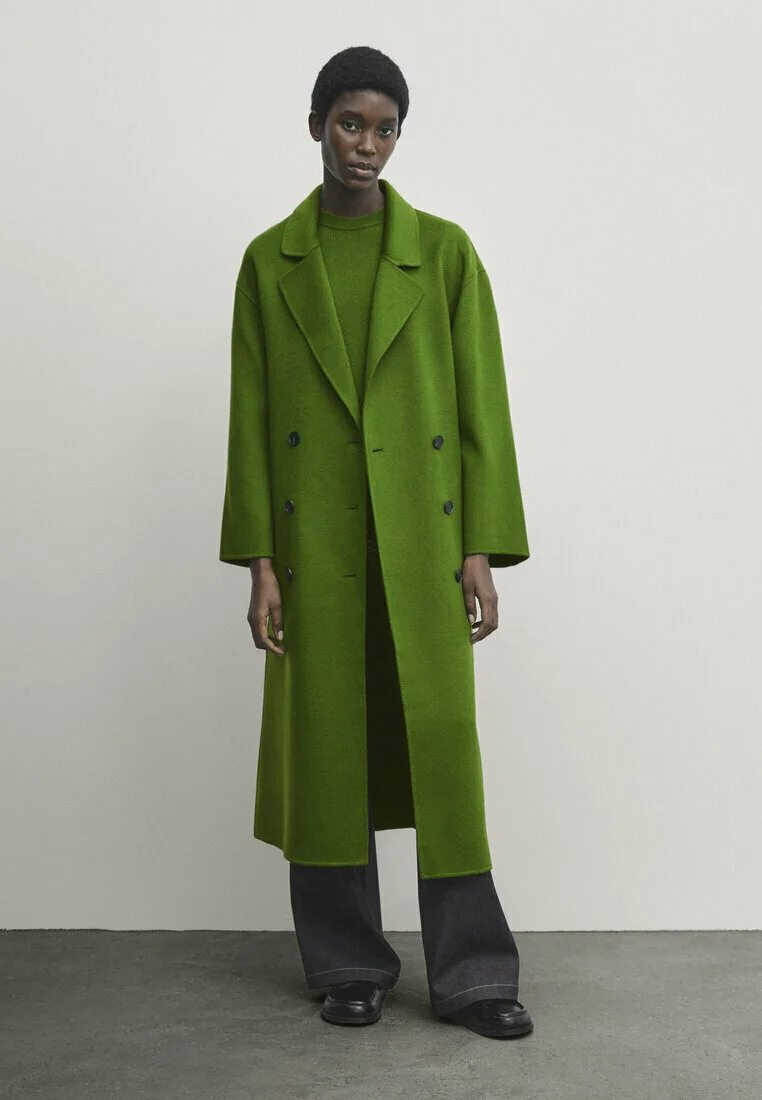 Massimo Dutti CRUZADO - Abrigo Clásico