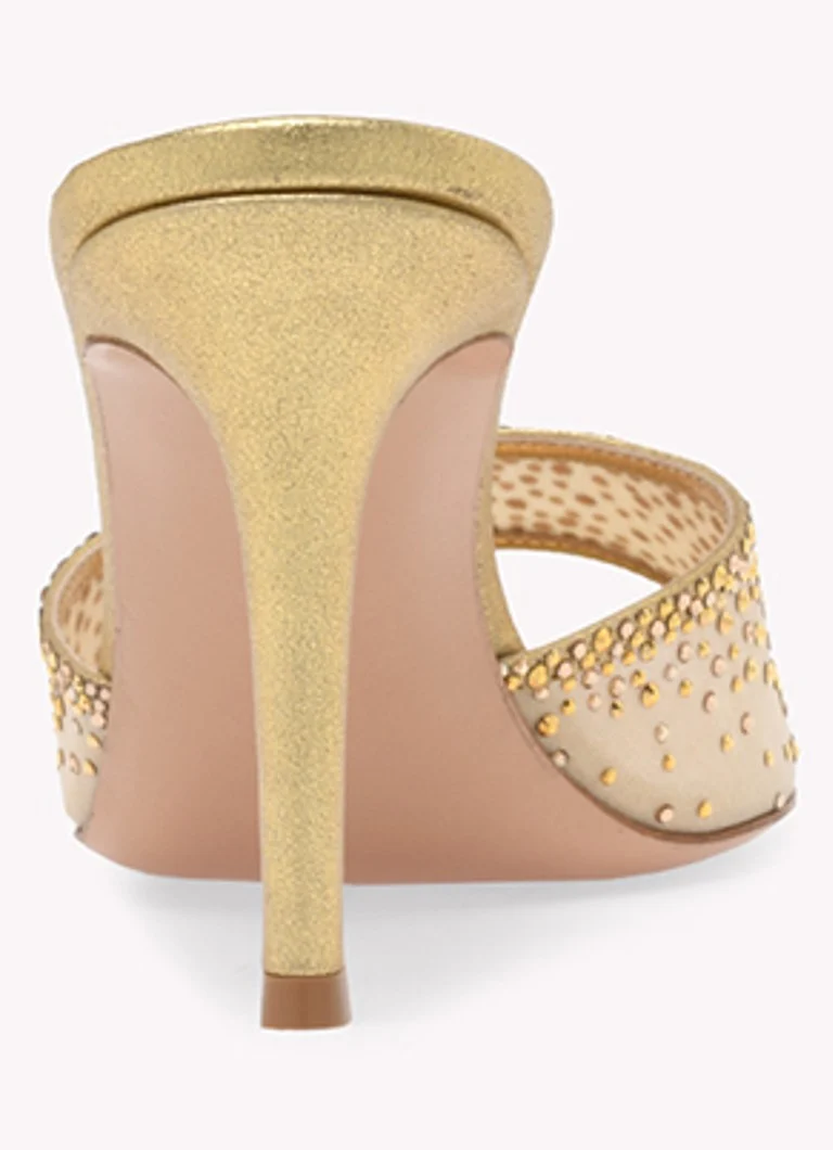 Sabot Rania Gianvito Rossi in camoscio