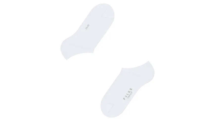 FALKE Herren Füßlinge Family weiß
