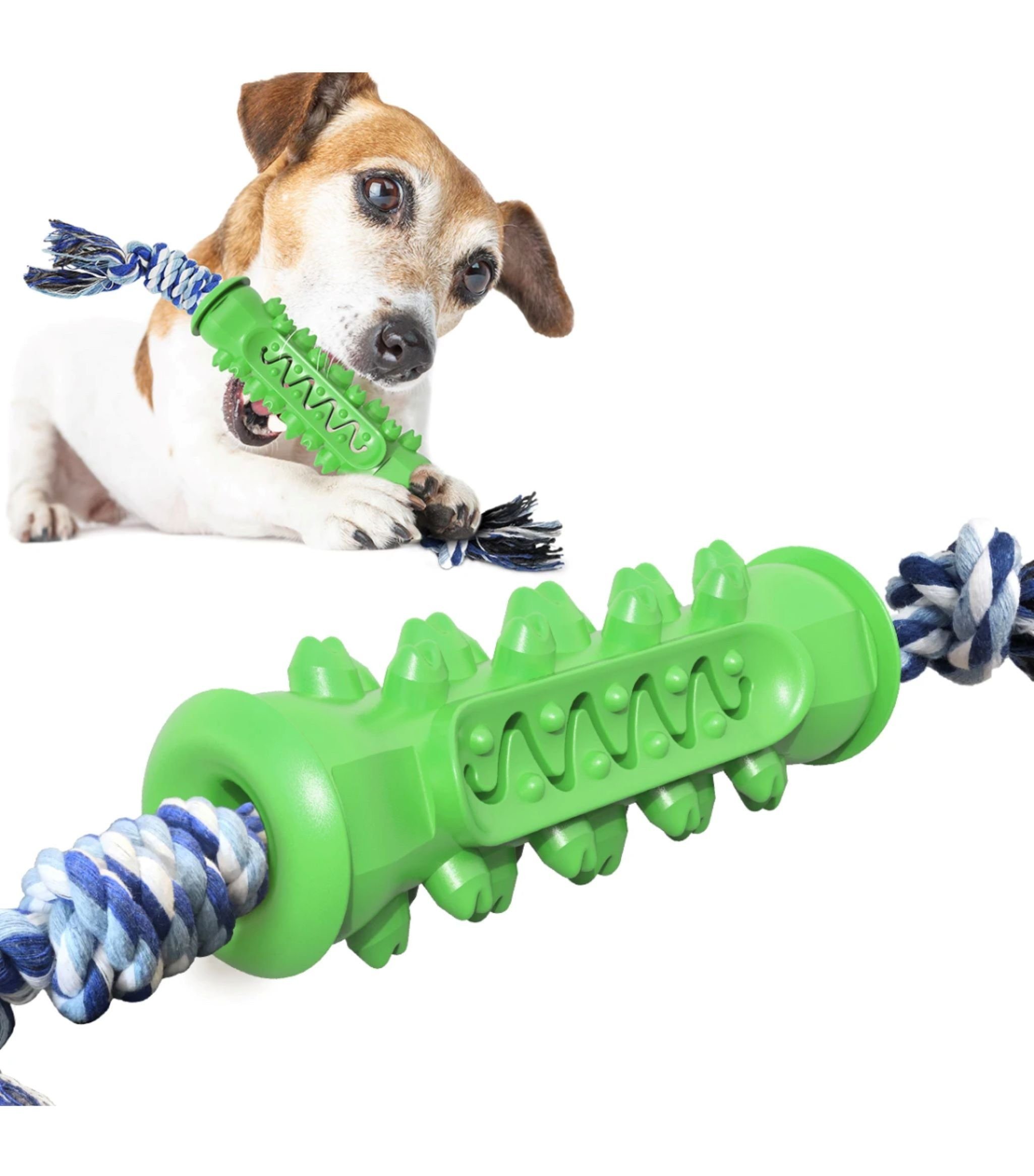 Bäll Kauspielzeug Hunde interaktiver Kauknochen, Zahnsteinentfernung, Noppen, befüllbar, Therapieunterstützung, Gewichtskontrolle, robust und langlebig