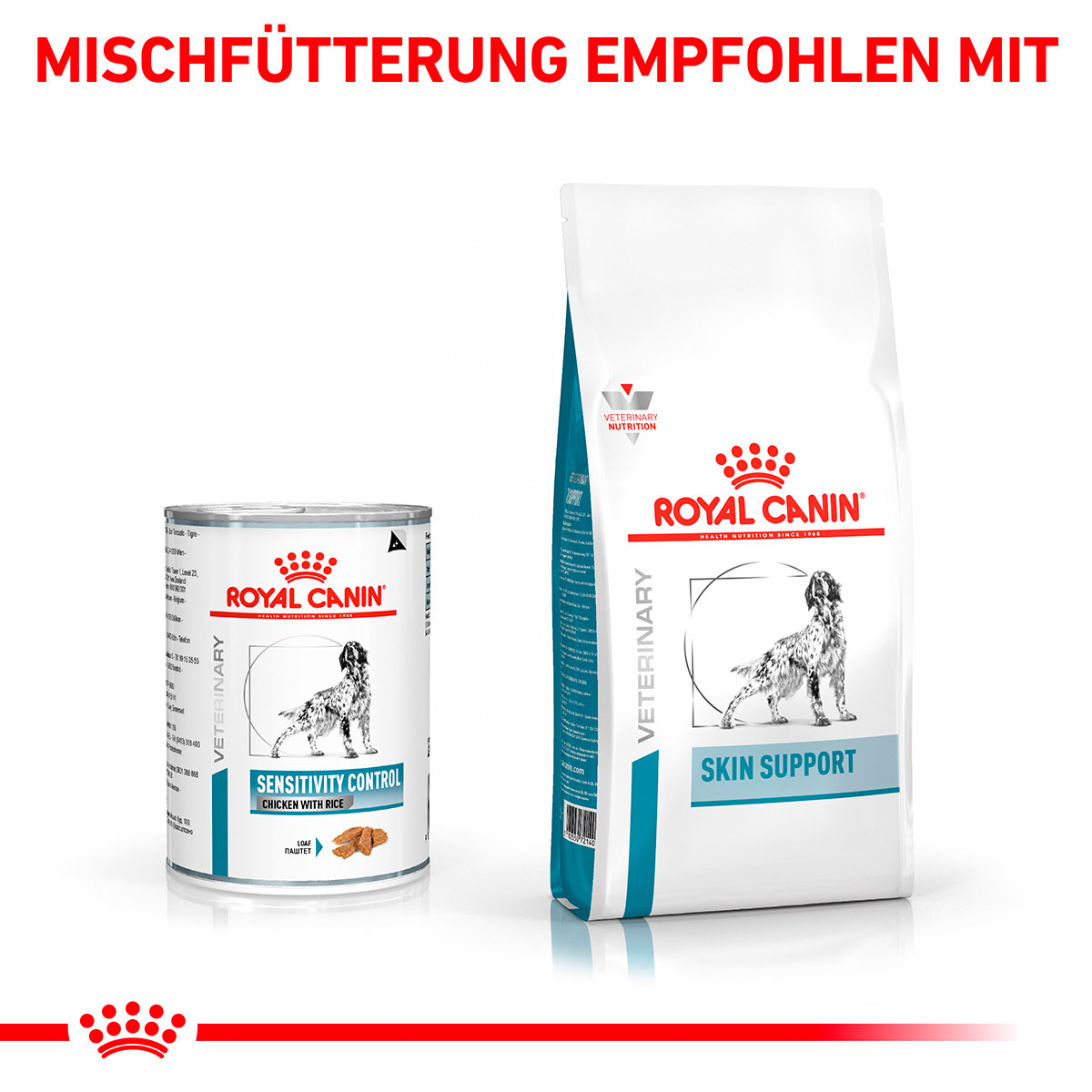 ROYAL CANIN Veterinary SENSITIVITY CONTROL HUHN MIT REIS Nassfutter für Hunde