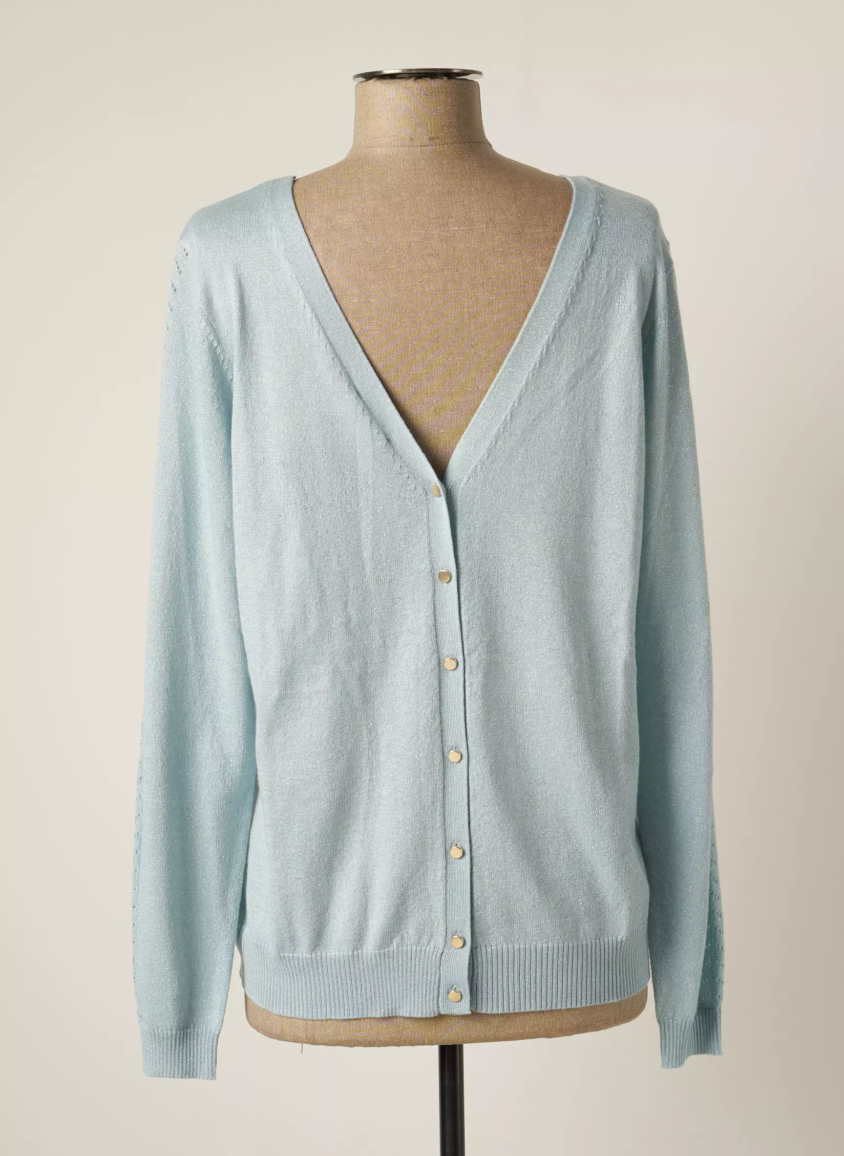 Julie Guerlande Pulls Femme couleur bleu