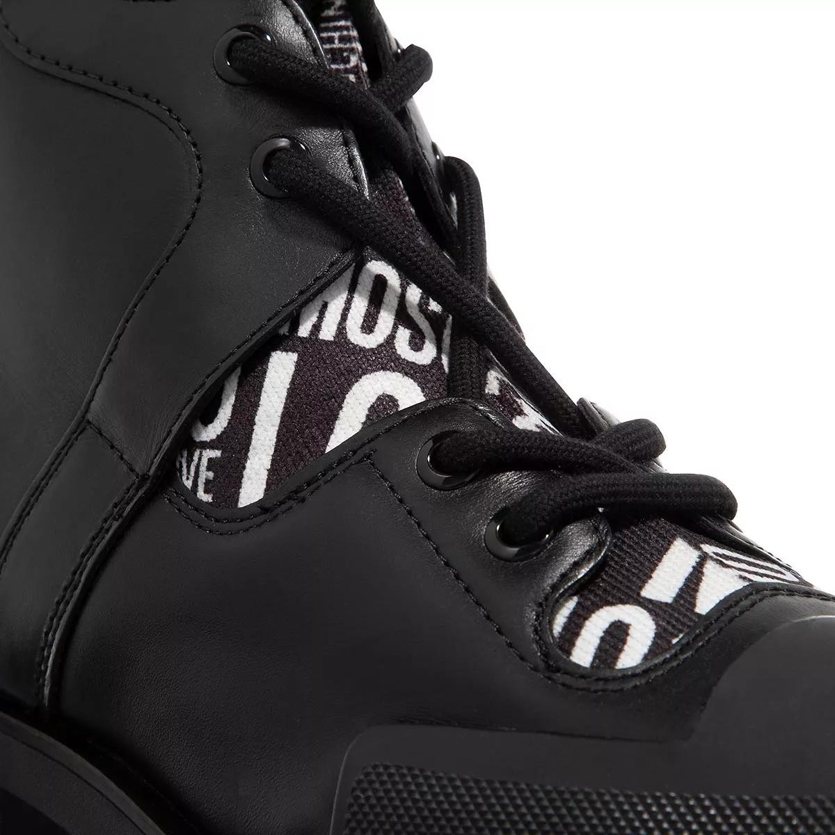 MOSCHINO Stiefeletten schwarz Schnürstiefel