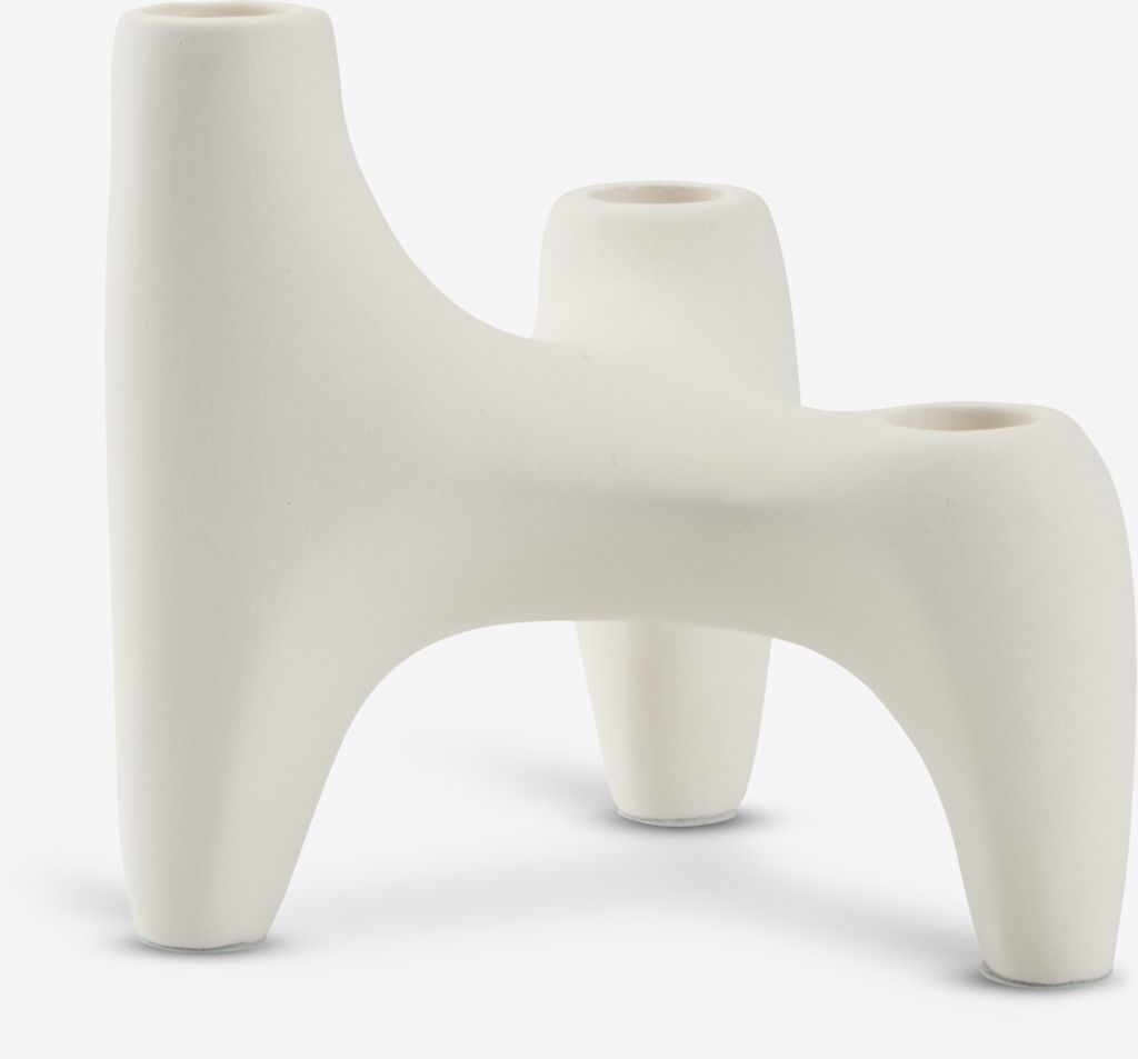 VIGNIR candlestick VIGNIR W13xD16xH15cm off-white