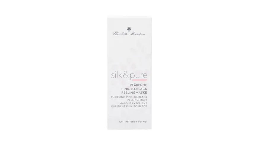 Charlotte Meentzen SILK & PURE Klärende Pink-To-Black Peelingmaske 50 ml