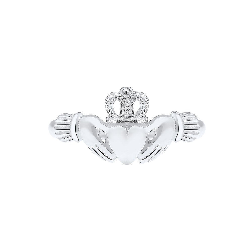 Elli Elli Bague Femmes Claddagh Coeur Couronne en Argent Sterling 925 Bague