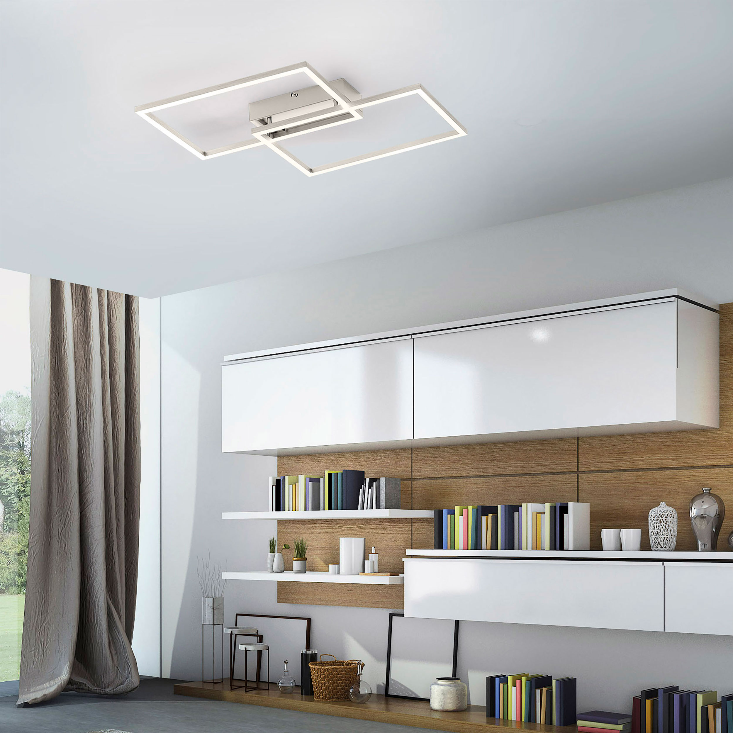 JUST LIGHT.LED-Deckenleuchte 2flg